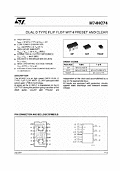 DataSheet M74HC74 pdf